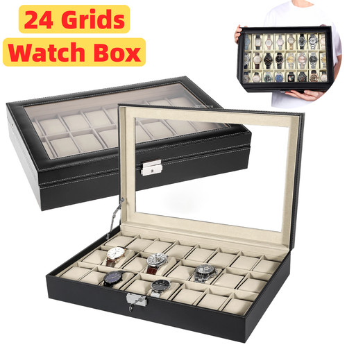 Grids watch display box - grids,