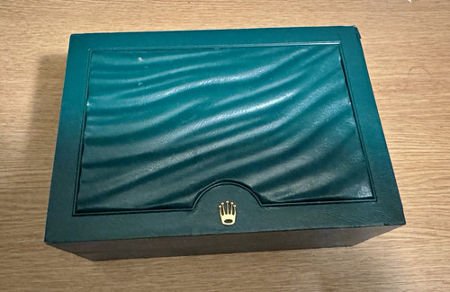 Rolex green presentation box - green,