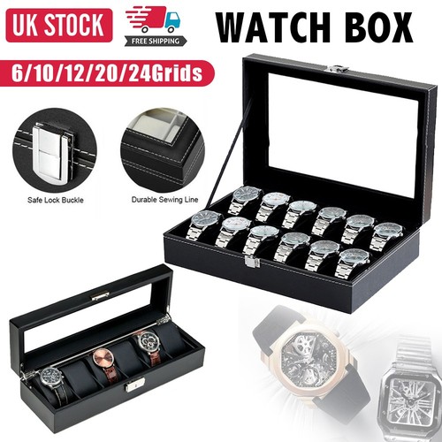 24 watch box case - 6/10/12/20/24,