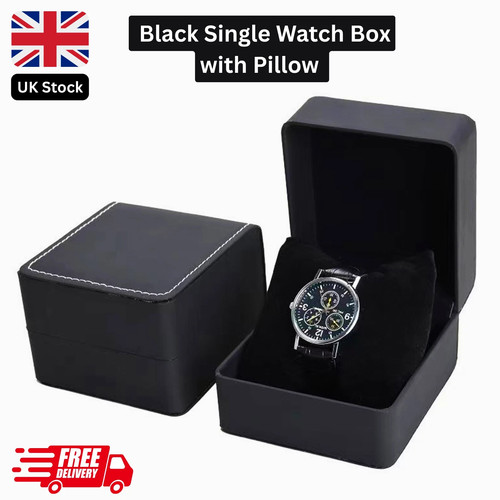Black single watch gift - single, box