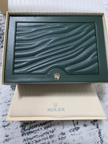 Rolex green beige single - rolex, green/beige