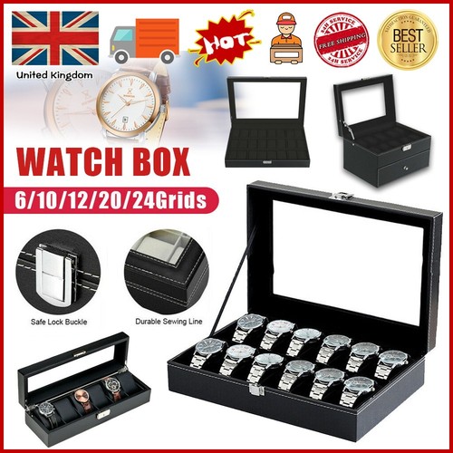 6 watch box - 24/20/12/10/6, case