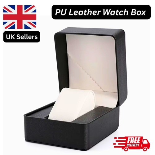 Leather watch box single - pu,