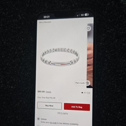 Tommy hilfiger mens - hilfiger, bracelet