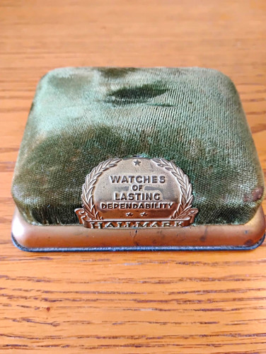 Vintage hallmark velvet watch - vintage,