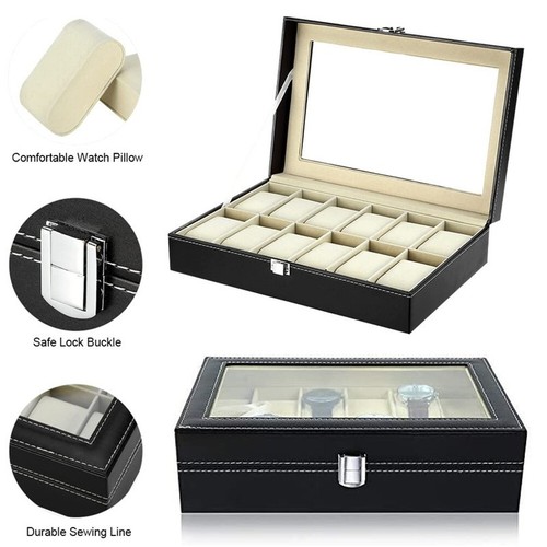 Slot wooden watch box - slot,