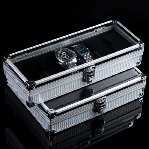 Aluminium watch storage - aluminium, box