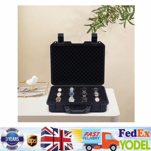 Slot watch travel case hard - 12-slot,