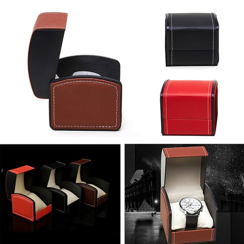 Leather watch box jewelry - watch,