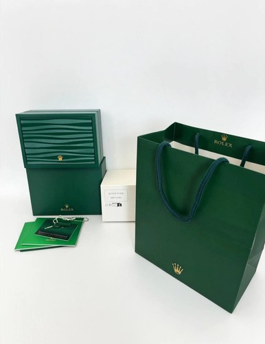 Rolex green watch box set - rolex,