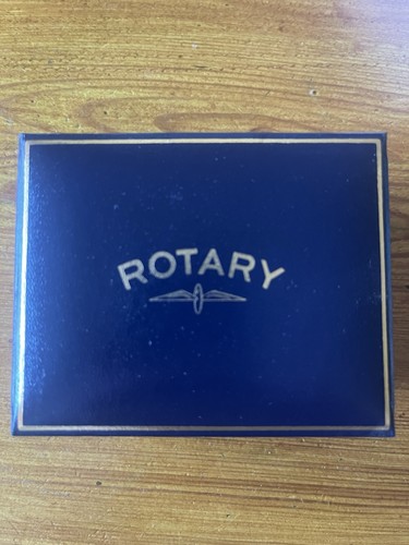Rotary watch box blue - box,