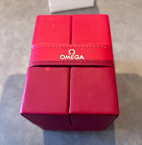Omega red white watch - omega,