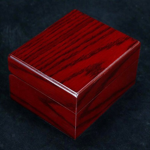 Vintage wood watch - watch, box