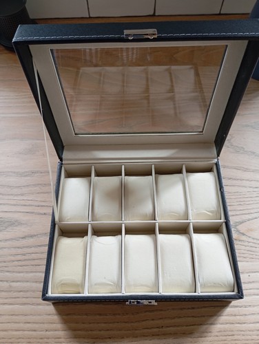 Watch display box with - watch, 10