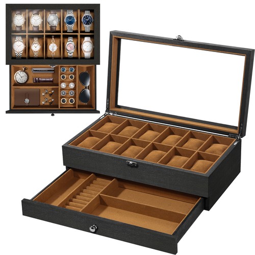 Grids wooden watch - grids,