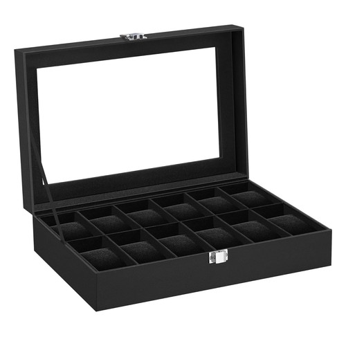 Songmics watch box slot - box, 12