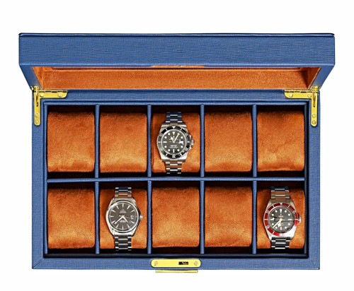 Rothwell slot leather watch - 10-slot,